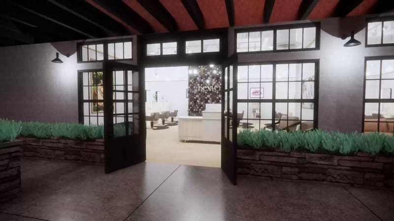 Inside a bex+Co.® Shared Workspace Salon™ — tap to play the walkthrough video